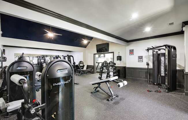 the gym at the shadow creek club in east lansing
