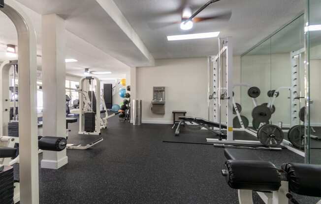 This is a photo of the 24-hour fitness center at Trails of Saddlebrook in Florence, KY.