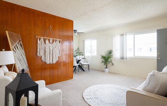 $600.00 off of first month's rent. Downstairs corner unit in quiet garden community