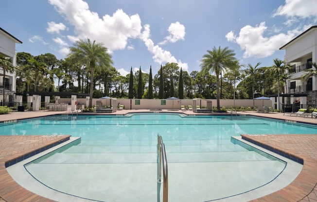 Soak in the sun at the resort style pool