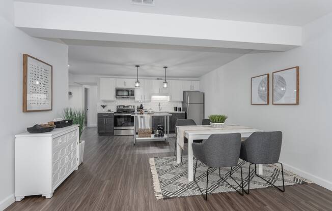 Dining and Kitchen area at SoDel, Kettering, Ohio