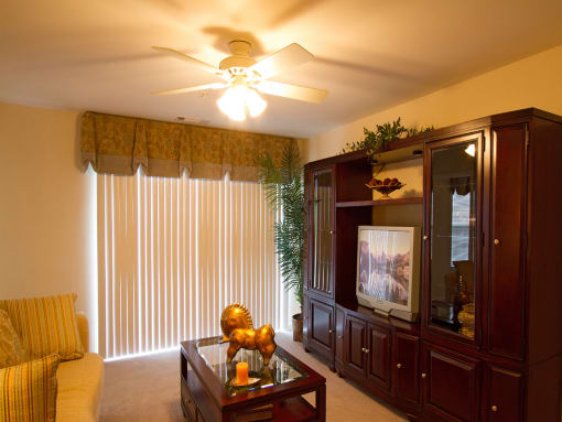 Living room at The Summit at Owings Mills Apartments, Owings Mills, 21117