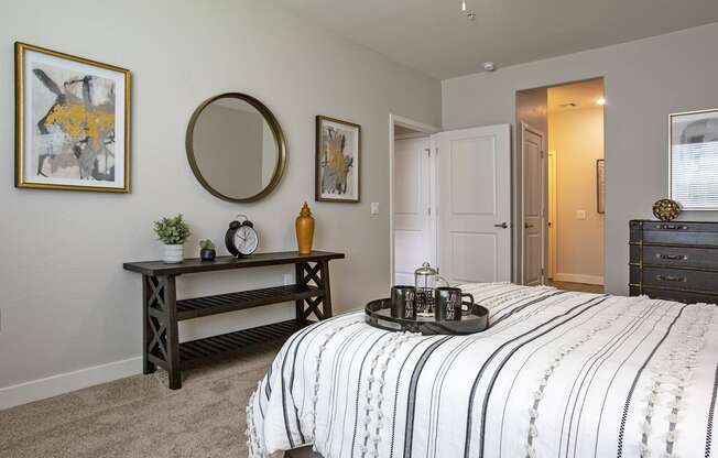 Bedroom at Senderos at South Mountain in Phoenix AZ September 2020