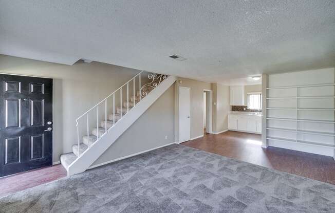 Stairway at Highlander Park Apts, Riverside, California