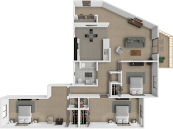3 beds, 1 bath, 1,190 sqft, $1,585