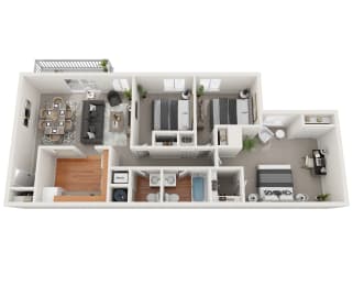 3 beds, 1.5 baths, 917 sqft, $2,989