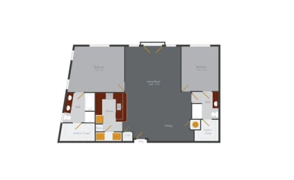 2 beds, 2 baths, 1,417 sqft, $2,292