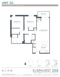 2 beds, 2 baths, 1,044 sqft, $3,189