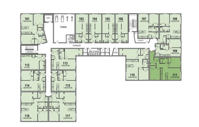 2 beds, 1 bath, 836 sqft, $2,885, Unit 211