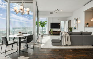 Luxury 28th Floor 2 Bedroom Condo For Lease at REALM Buckhead with Atlanta Skyline Views