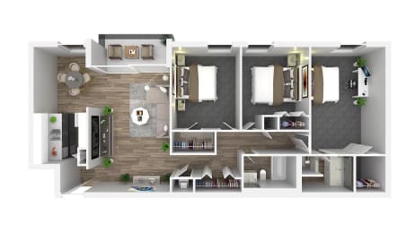 3 beds, 2 baths, 1,200 sqft, $1,876