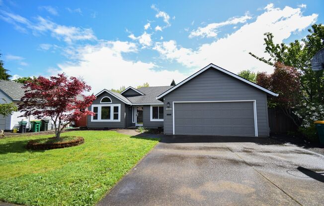 3 Bedroom, 2 Bath Home in West Beaverton | Natural Hardwood Floors Throughout | Attached Garage | Fenced Backyard & Patio!
