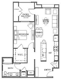 1 bed, 1 bath, 909 sqft, $3,180
