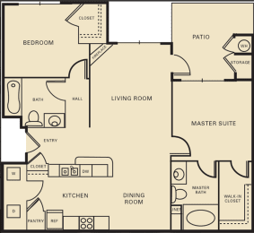 2 beds, 2 baths, 1,121 sqft, $2,571