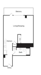 Studio, 1 bath, 776 sqft, $1,795