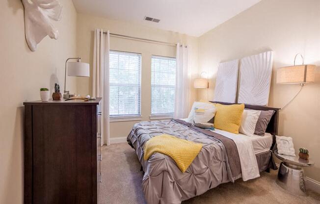 Carpeting in Bedrooms, at Buckingham Monon Living, Indianapolis, IN 46220