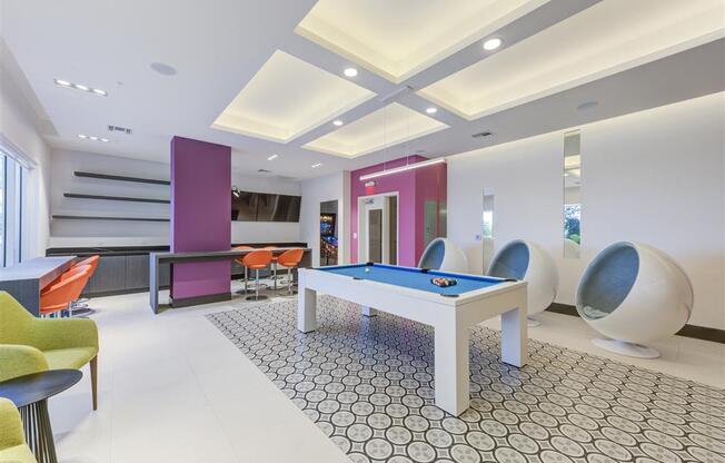 Billiards Table at Altis Little Havana, Miami, FL, 33135