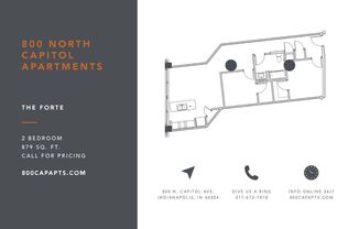 2 beds, 1 bath, 879 sqft, $1,307