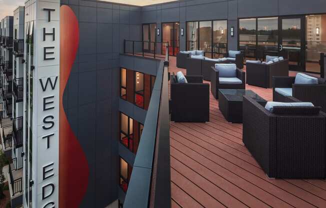 The West Edge Rooftop Deck