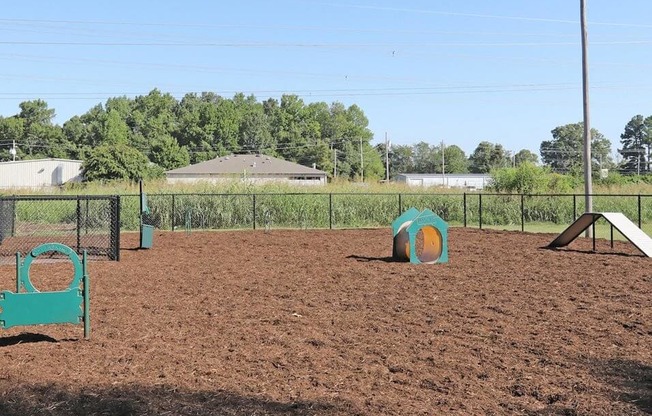 dog park at pet friendly apartments