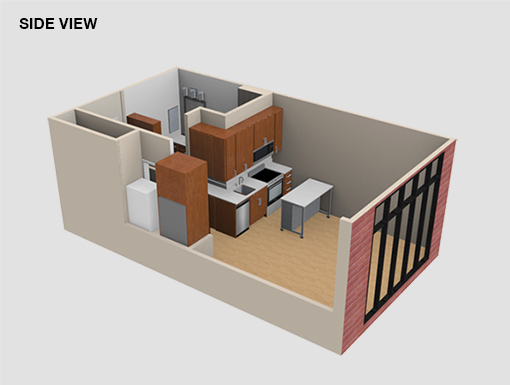 Studio, 1 bath, $2,200, Unit 224