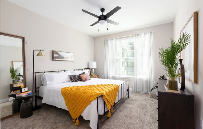 Bedroom1 at 19 South Apartments, Kissimmee