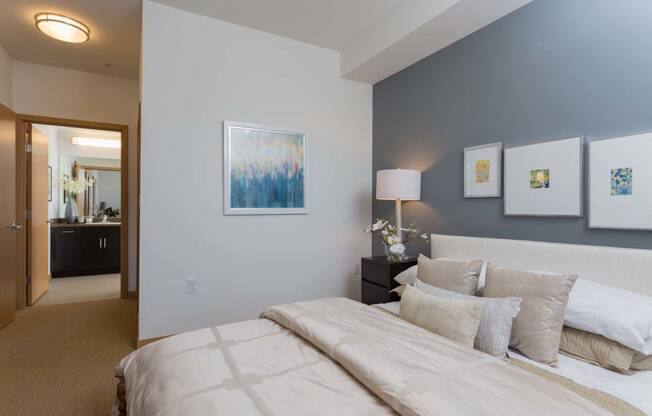 Large Comfortable Bedrooms at Tivalli Apartments, Lynnwood, Washington