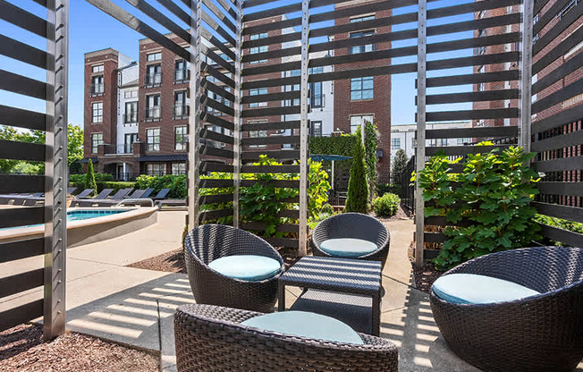 Apartment Homes for rent in Franklin, TN - Dwell at McEwen Pool and patio furniture