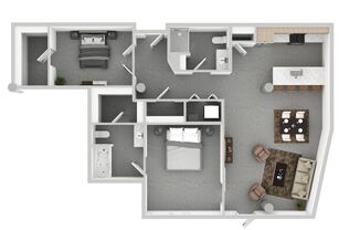 2 beds, 2 baths, 1,188 sqft, $1,725, Unit 120