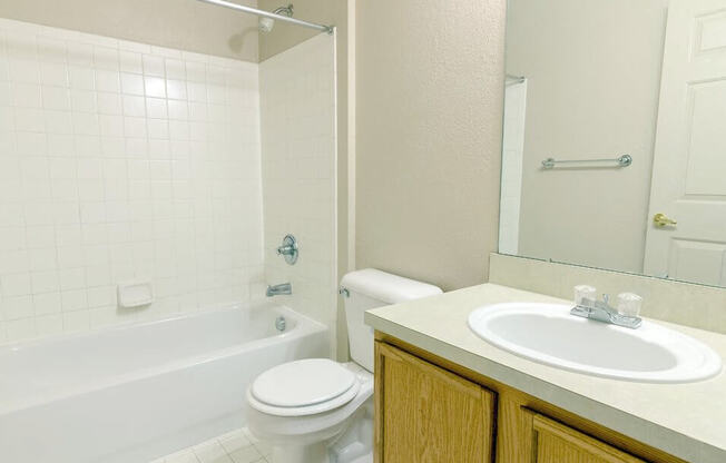 bathroom in luxury apartments in Taylor MI