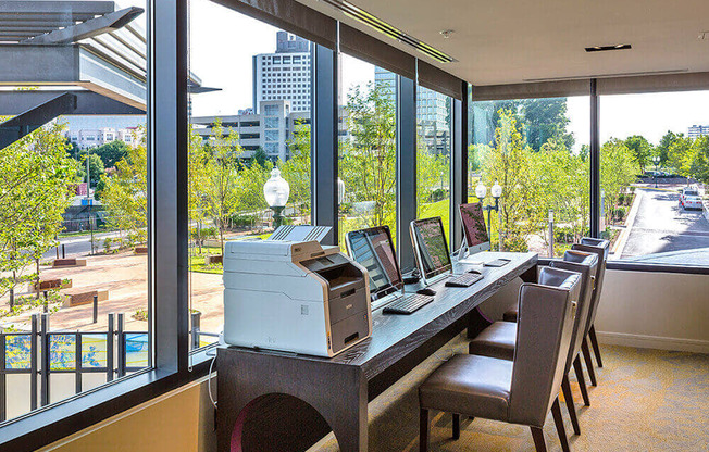 High Tech business center with Mac Computers at Aurora, North Bethesda, MD, 20852