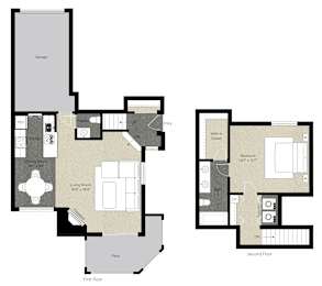1 bed, 1.5 baths, 957 sqft, $3,075