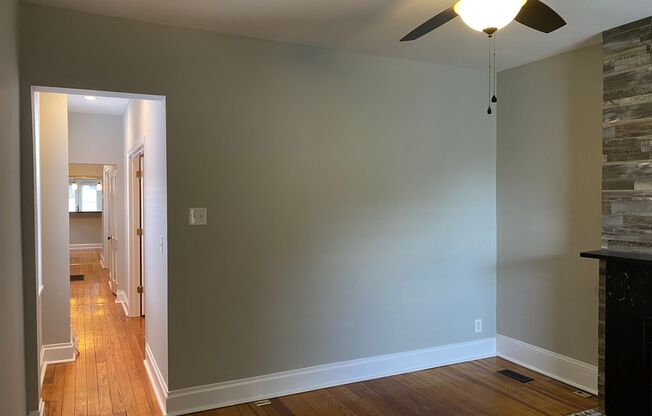 Updated Home in The Hill with garage!