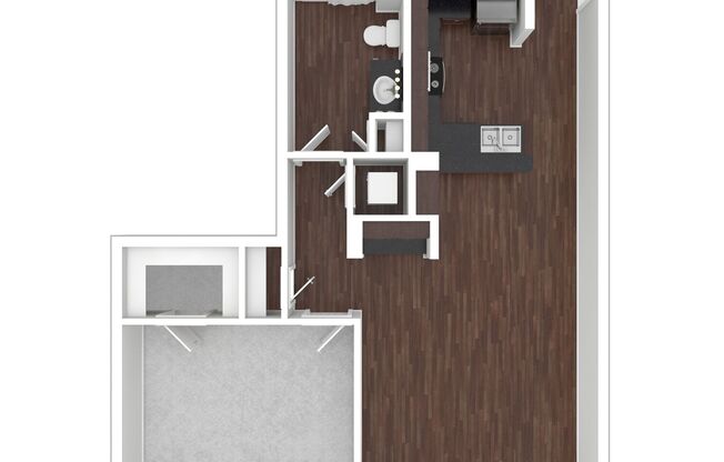 1 bed, 1 bath, 788 sqft, $1,645