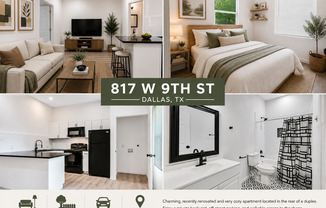 Cozy Renovated Apartment Near Bishop Arts