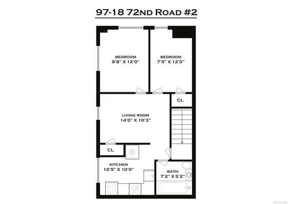 1 bed, 1 bath, $2,700