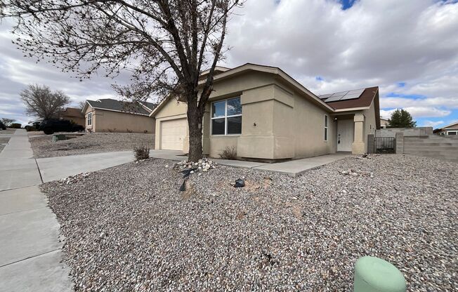 3 Bedroom Single Story Home Available Near Unser Blvd NW & Bandelier Dr!
