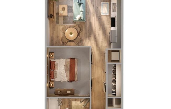 1 bed, 1 bath, 650 sqft, $1,250, Unit 402