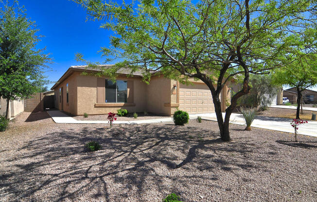 Great-room floor plan with 4 bedrooms PLUS den