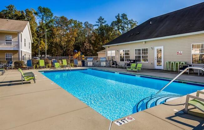 swimming pool at The Park apartments