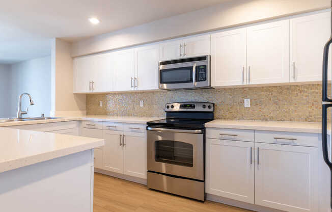 Kitchen with Stainless Steel Appliances