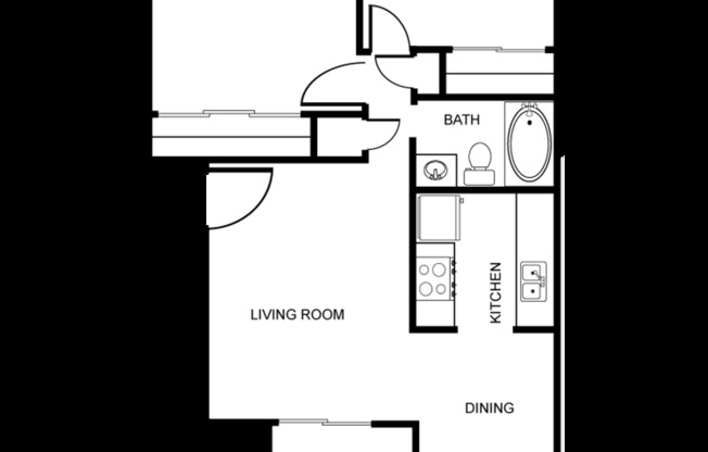 2 beds, 1 bath, 850 sqft, $2,350, Unit 65