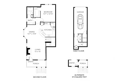 1 bed, 1 bath, 906 sqft, $2,284