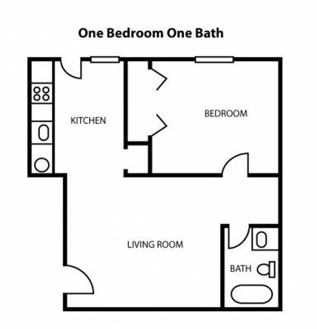 1 bed, 1 bath, 600 sqft, $1,399