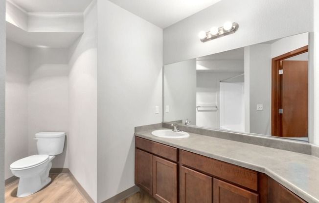 Pioneer Meadows Bathroom with Large Vanity
