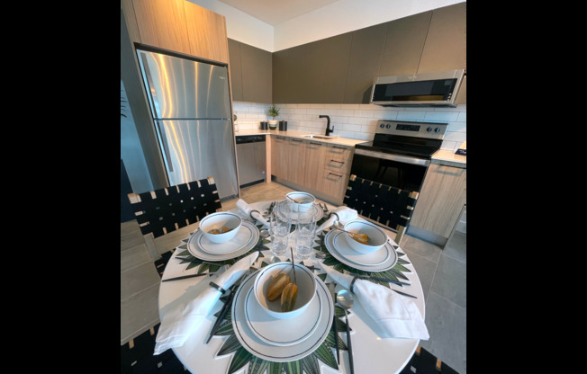 State-Of-The-Art Appliances & Beautiful Kitchen Cabinets | Grand Station | Downtown Miami