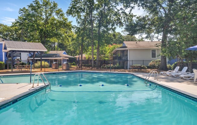 the swimming pool at the villas at pine ridge