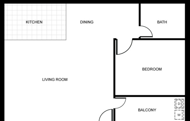 1 bed, 1 bath, 600 sqft, $2,000, Unit 21