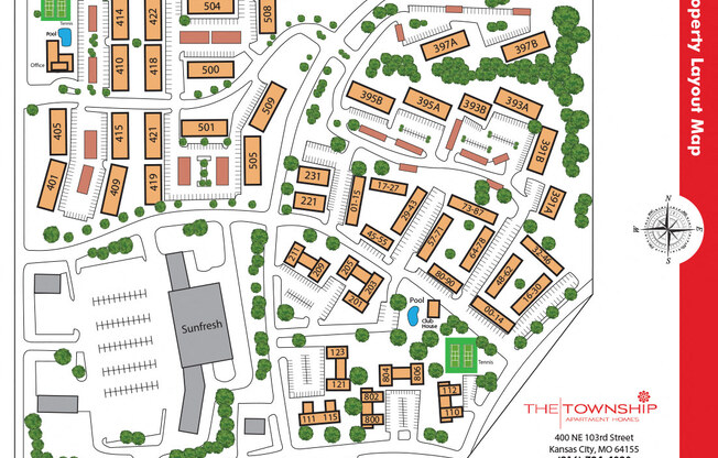 Township Apartments Map