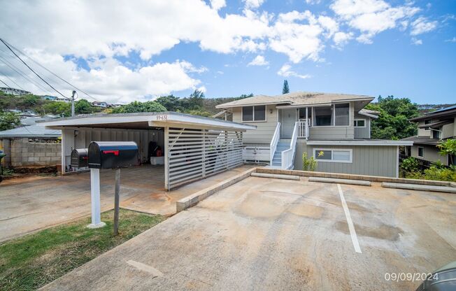 Pet Negotiable 4 Bd 1Bath with 2 Parking in Aiea - Must See! $3200